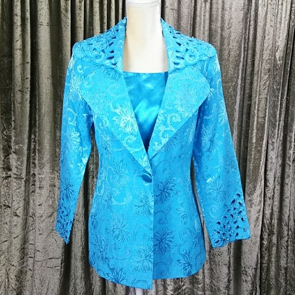 mark. Jackets & Blazers - Size 10 Mark Blue Jacket